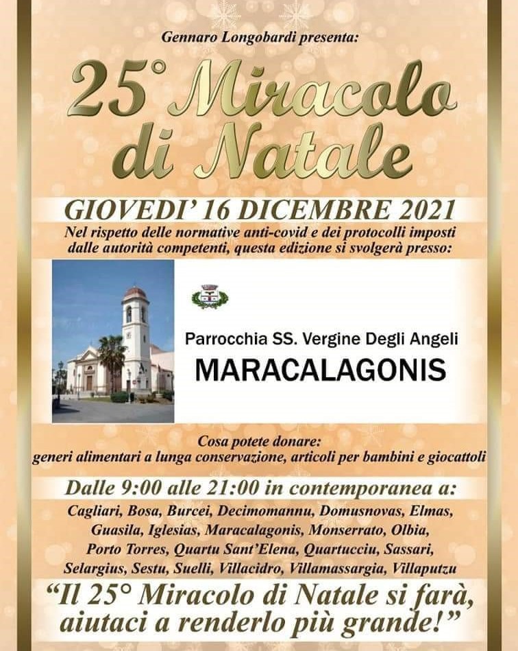 MIRACOLO DI NATALE - PIAZZA CHIESA 16 DICEMBRE 2021