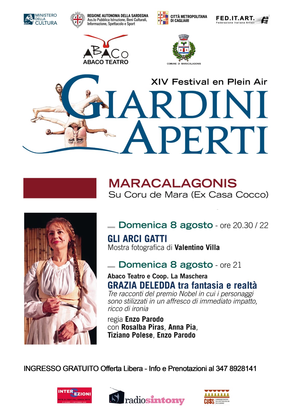 XIV FESTIVAL GIARDINI APERTI 2021 - DOMENICA 8 AGOSTO 2021