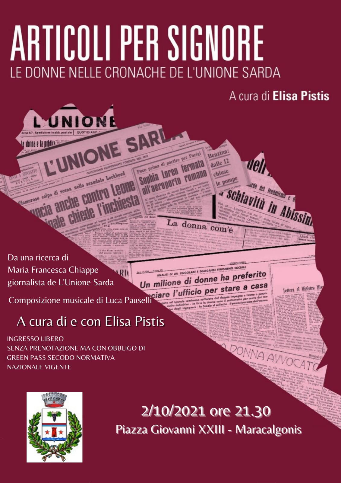 ARTICOLI  PER SIGNORE - LE DONNE NELLE CRONACHE DE L'UNIONE SARDA