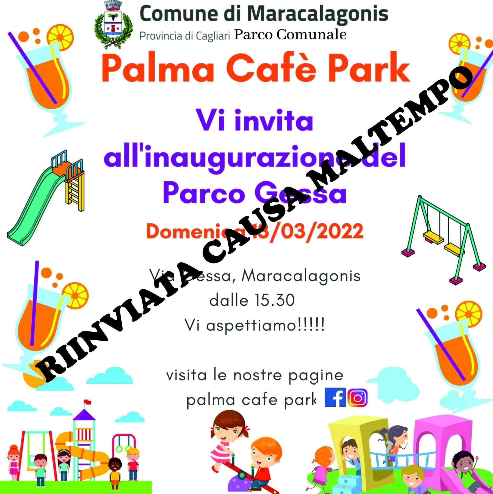 INAUGURAZIONE PARCO GESSA - RINVIO