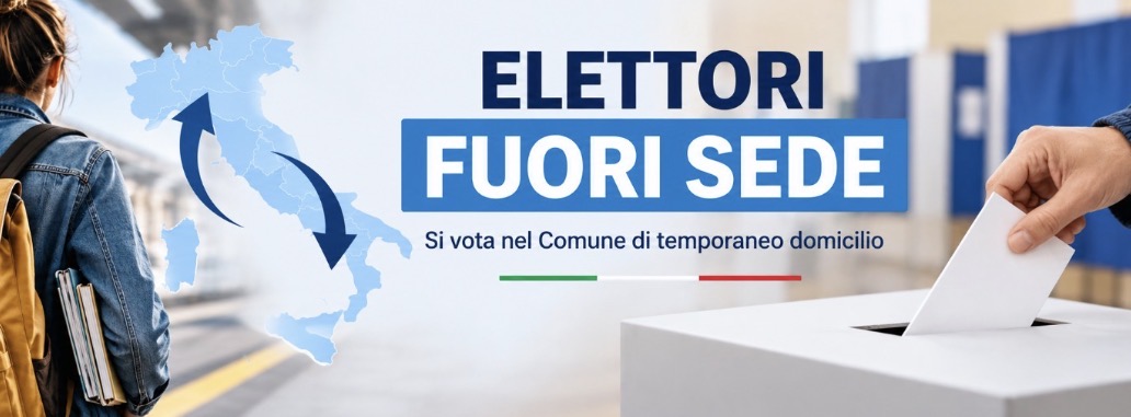 AVVISO PUBBLICO ESERCIZIO DEL DIRITTO DI VOTO DA PARTE DEGLI ELETTORI FUORI SEDE