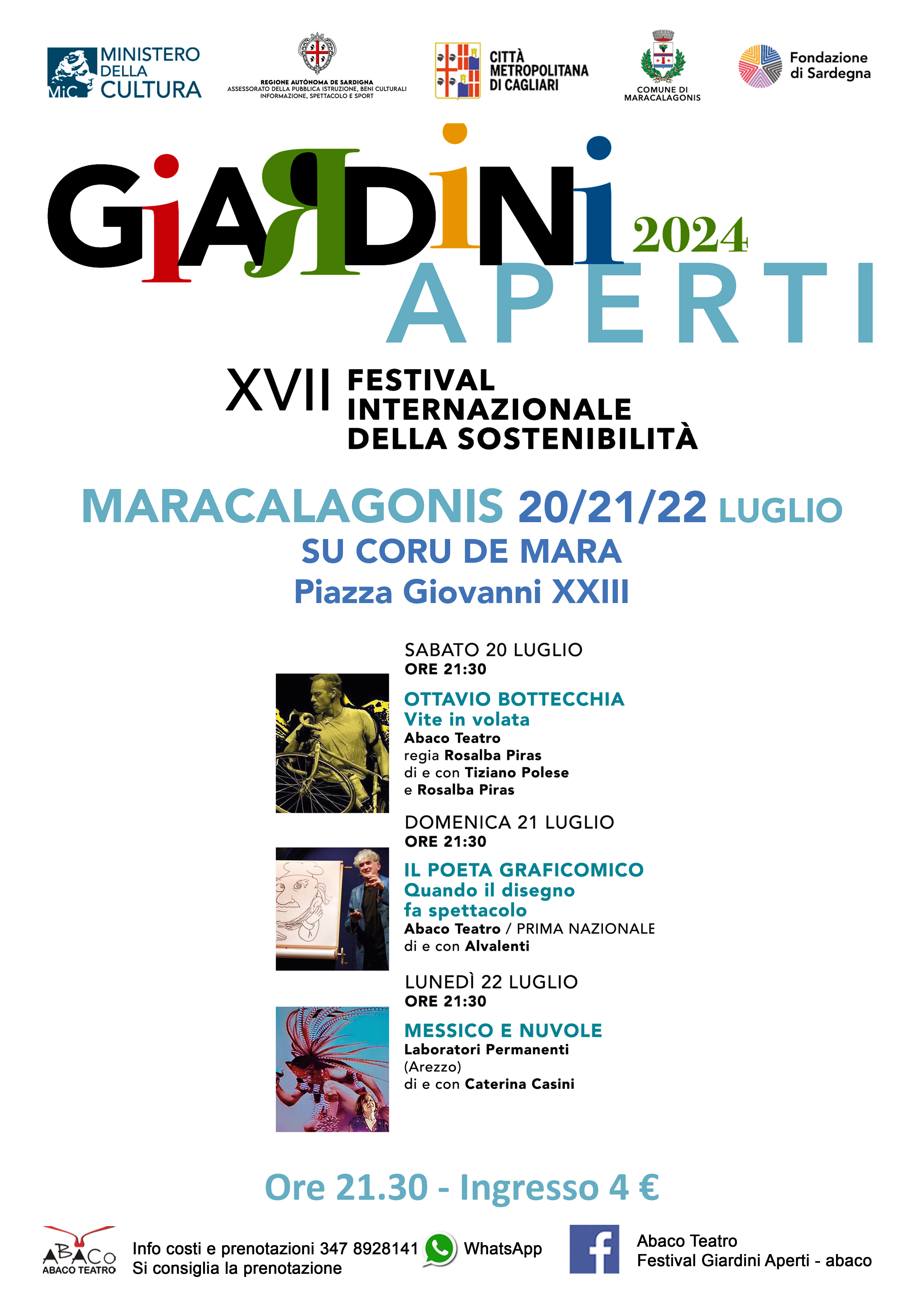 GIARDINI APERTI 2024 - SU CORU DE MARA, MARACALAGONIS 20/21/22 LUGLIO
