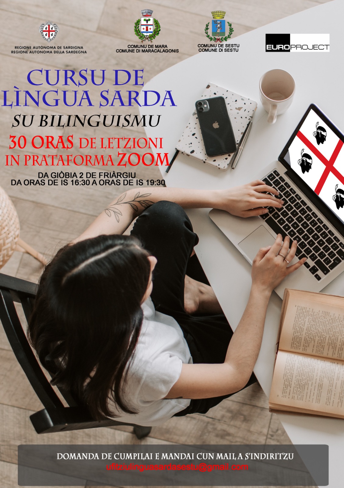 PROGETTO 'SU BILINGUISMU' - FORMAZIONE LINGUISTICA - ATTIVAZIONE CORSO DI LINGUA SARDA