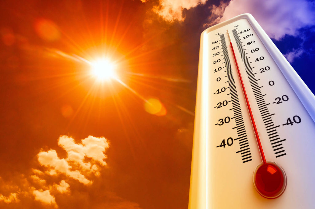 AVVISO DI CONDIZIONI METEOROLOGICHE AVVERSE PER ALTE TEMPERATURE 25 E 26 LUGLIO 2021