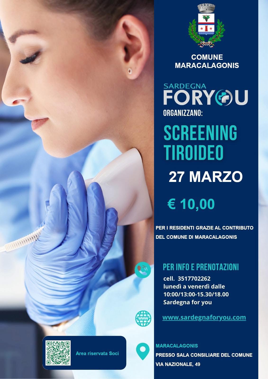 SCREENING SANITARI 27 MARZO 2026