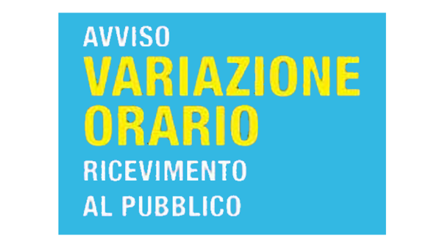 Chiusura pomeridiana degli Uffici Demografici ed Edilizia Privata dal 10 agosto al 31 agosto 2026