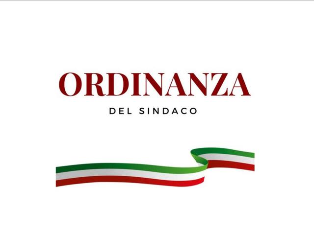 ORDINANZA SINDACALE N. 10 DEL 26 MAGGIO 2022