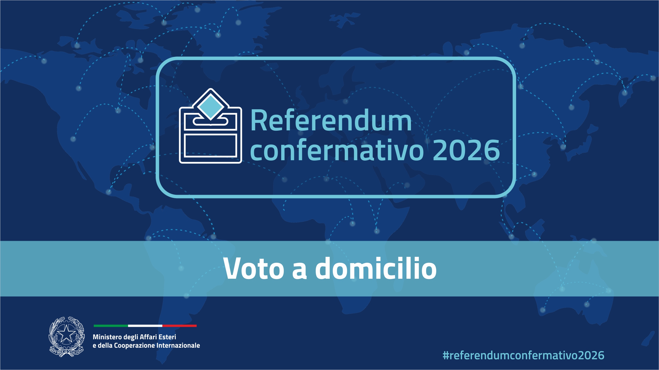 VOTO DOMICILIARE PER ELETTORI AFFETTI DA INFERMITÀ CHE NE RENDANO IMPOSSIBILE L'ALLONTANAMENTO DALL'ABITAZIONE